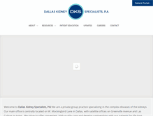 Tablet Screenshot of dkskidney.com